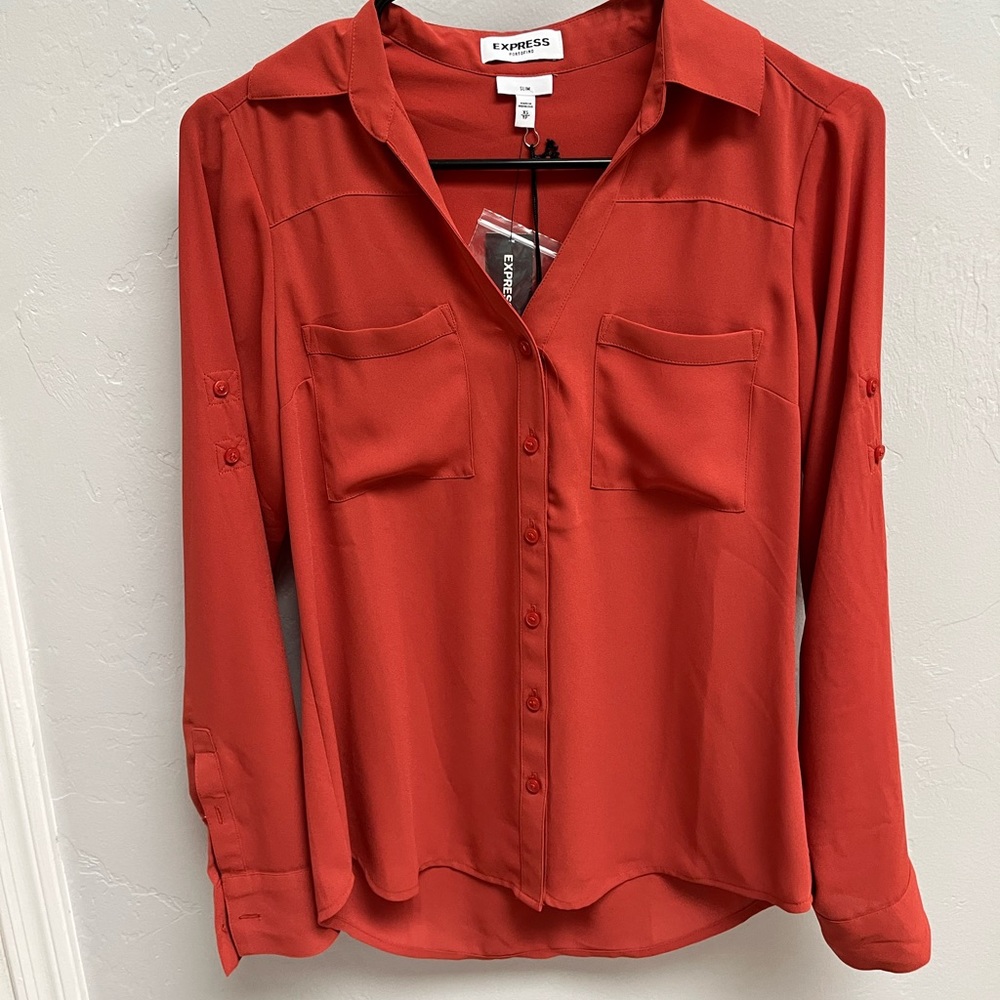 NWT! Express slim portofino shirt